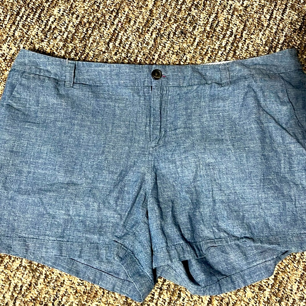 Linen/cotton shorts